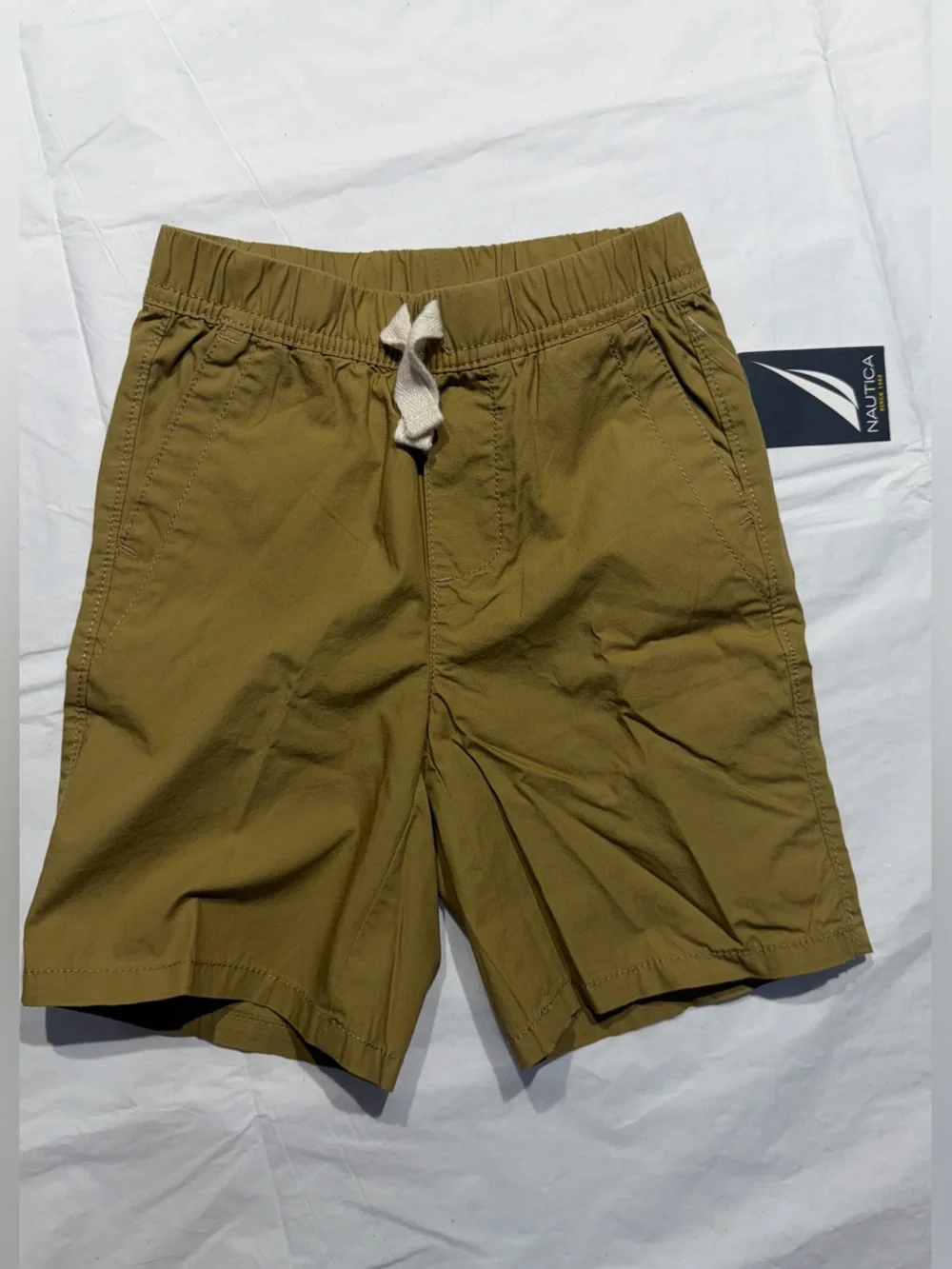 Nautica Olive Green Drawstring Men's Shorts